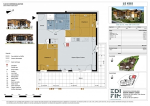 t3 à la vente -   74450  SAINT JEAN DE SIXT, surface 60 m2 vente t3 - UBI431776001